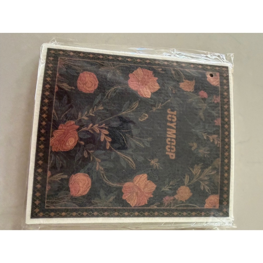 JOYMOOP Cleaning Cloths 12 Pack Simple Floral Decorative Series Botanical Print - Picture 2 of 7